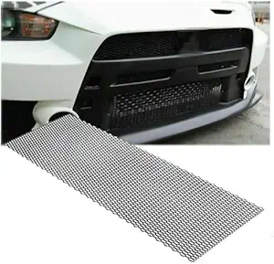 AUTO MT FIT to All CAR Grille Mesh Spoiler Bumper Vent ABS Plastic Racing Honeycomb Mesh 47x16 Inch Honeycomb Hole 11x30mm Hex-Grids Hex Mesh Grill Car Styling Air Intake Racing Grilles