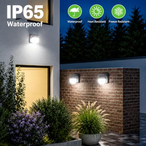 Image of XERGY Solar Powered Outdoor Globe Design Wall Light | 3 Color Modes | Dimmable | 3600mAh Battery | Auto ON /Off Dusk to Dawn | Waterproof Lamp for Garden Fence, Gate, Balcony, Porch & Pathway