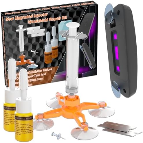 Windshield Repair Kit, Car Windshield Crack Repair for Chips & Cr...