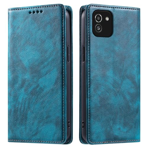 Étui de protection à rabat Samsung Galaxy A03 coque portefeuille A035F cuir magnétique