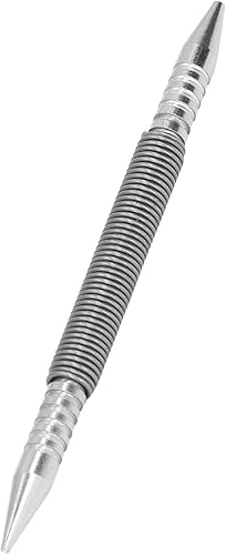 Miniatura 2 de Set de clavos, doble cabeza de clavo central, perforador pequeño y compacto de metal para carpintería