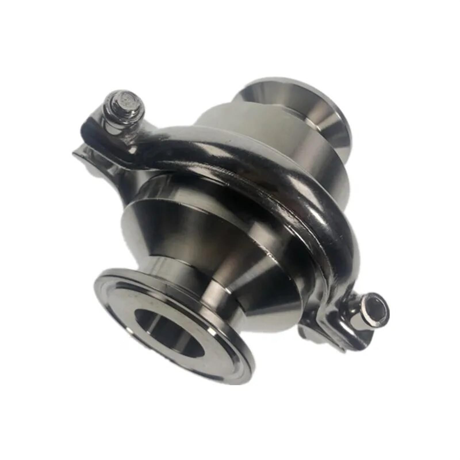 Sanitarny zawór zwrotny trójzaciskowy ze stali nierdzewnej SS 304 (38 mm)