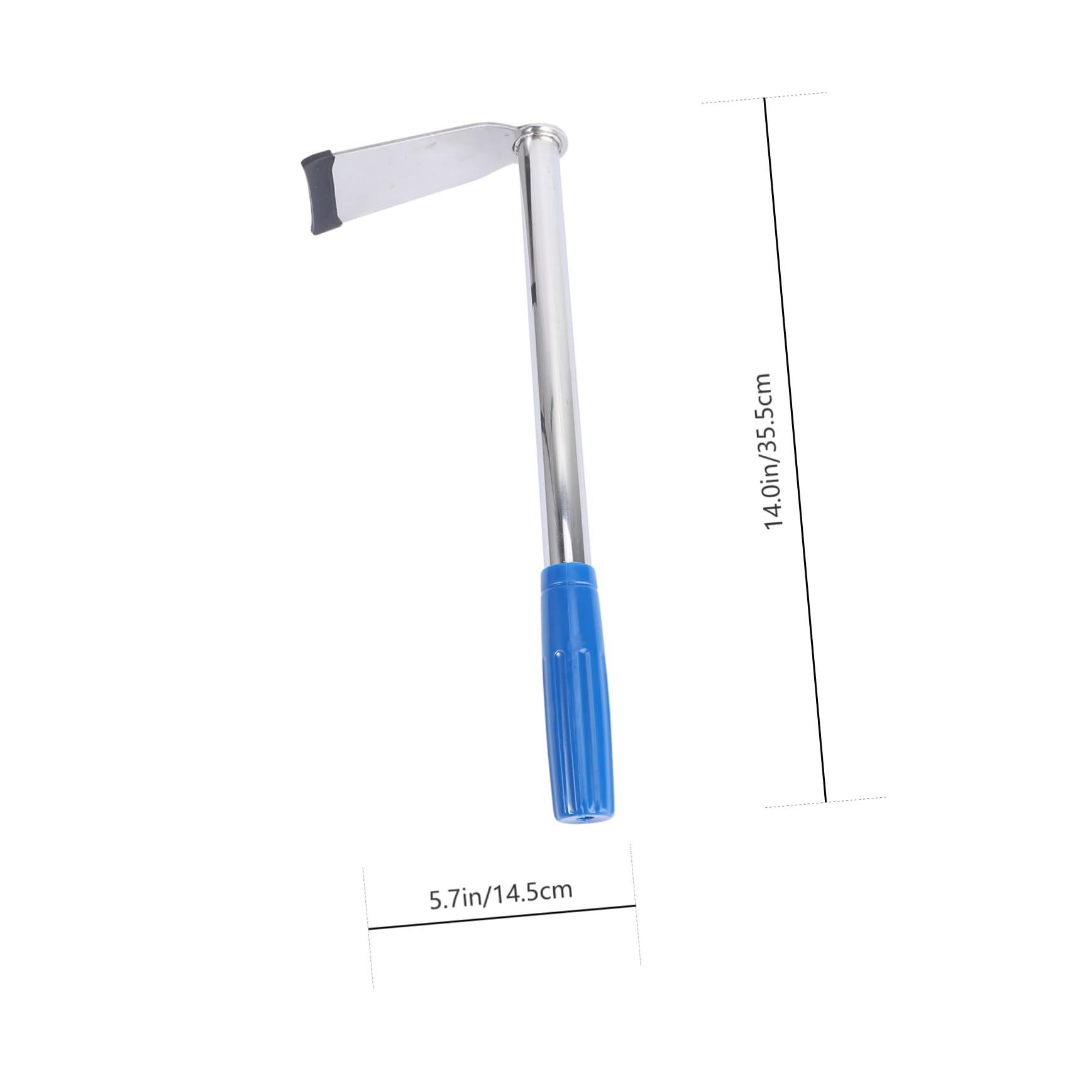 Balacoo Flower Weeding Hoe 1pc Stainless Steel Gardening Hoe for Yard Planting Paving Weeding Tool Sturdy Easy to Use