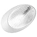 Lumitronics RV 12V LED Oval Porch Utility Light, Clear & Amber Lenses for Motorhomes, Campers, Trailers, 5th Wheels (White)