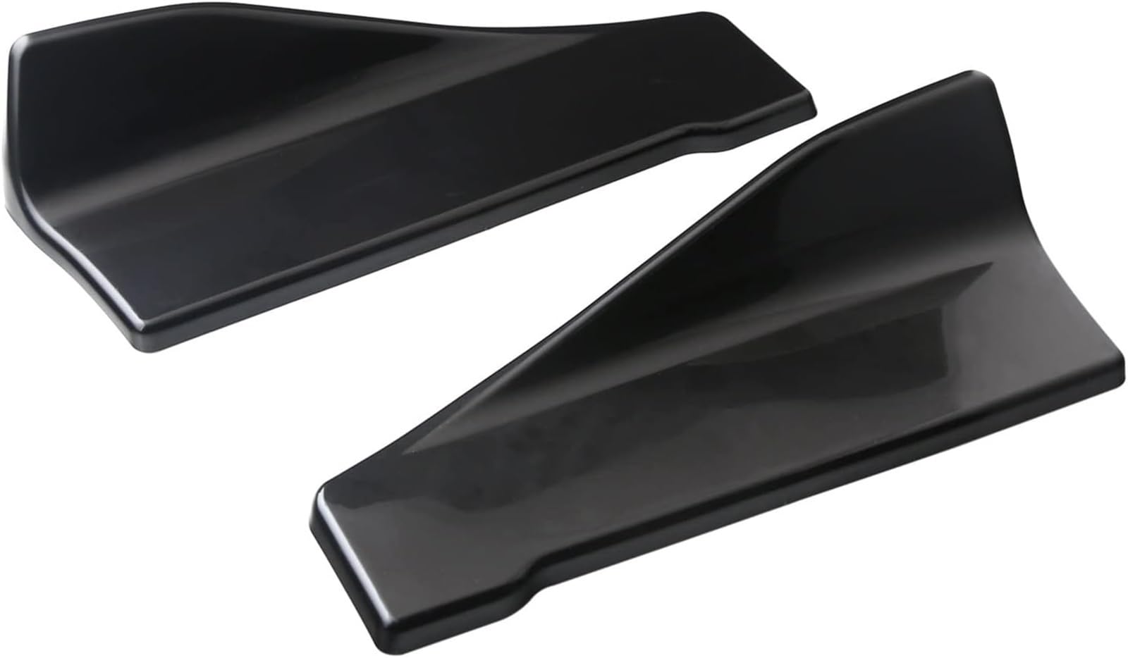 Aileron de voiture et diffuseur de pare-chocs arrière universel noir - 7