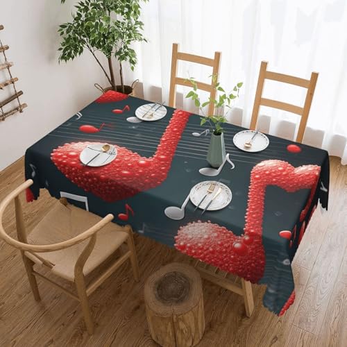 Nappe notes de musique lavable et anti tache pour buffet - 2