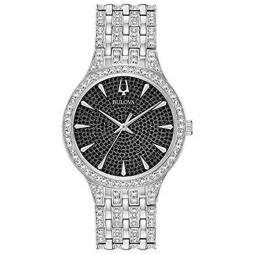 Montre à Quartz à 3 Aiguilles Bulova Crystal le cadeau idéal au boîtier fin
