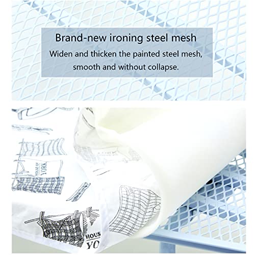Asse da stiro per camicia, resistente asse da stiro da tavolo con cuscinetto in ferro, copertura metallica argento resistente al calore per risultati senza pieghe, design compatto per piccoli spazi