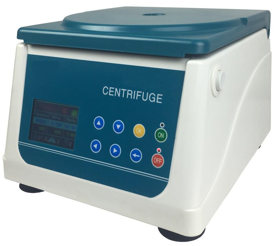 High Speed Desktop Centrifuge, 4000 RPM Max 1780 x g Lab PCR Centrifuge with Timer