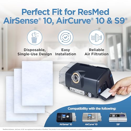image for RespLabs Medical Inc. resplabs CPAP Filters for ResMed AirSense 10, Ai
