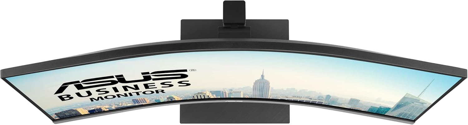 ASUS VA34VCPSR, Monitor Business Curvo da 34" Wide QHD (3440 x 1440), Nero