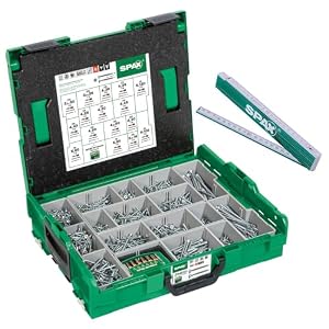 SPAX – SPAX Montagekoffer, L-BOXX, groß, WIROX A9J, T-STAR plus, Se