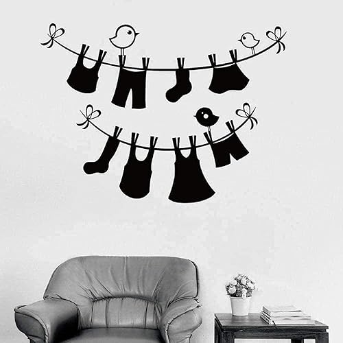 Miniatura 6 de Adhesivo de pared para decoración de dormitorio, vinilo extraíble, autoadhesivo, impermeable, decoración del hogar, mural de 11.8 x 22.0 in