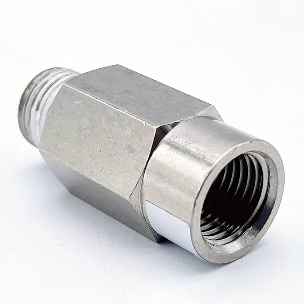 Amazon.co.jp: 1/4NPTチェックバルブ、エアサス逆止弁