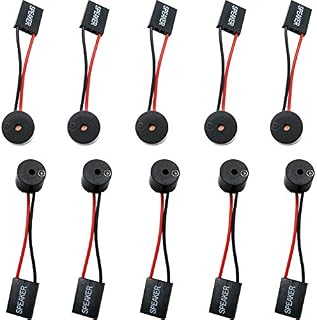 mxuteuk 10pcs Mainboard Computer PC Internal Speaker Buzzer BIOS Alarm Buzzer for Arduino Computer Case DIY HF-1208-DB