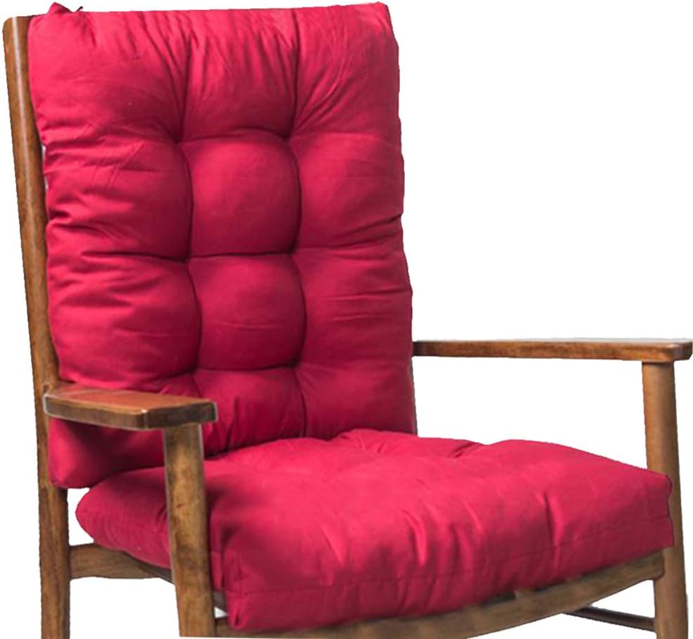 Hinder 2 pcs/Set Rocking Chair Cushion Thick Seat Cushion Rattan Chair