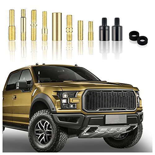 Cxccoi 12Pcs Car Antenna Adapter Sturdy And Durable Universal Antenna Adapter Kit For Most Models,Compatible With Toyota Wrangler Denali Tantu Douqi Ford Gmc Antennas #TOP1