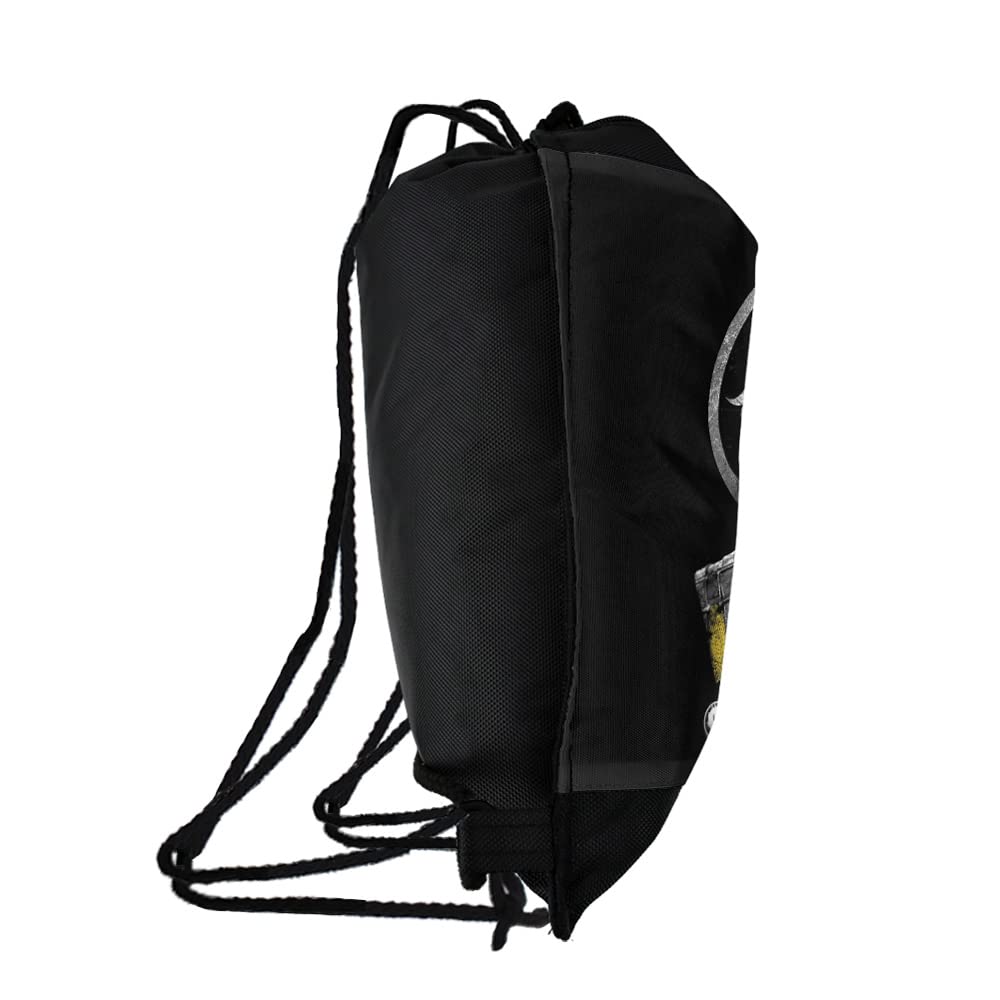 LOGOVISION Mortal Kombat Scorpion Metal Drawstring Backpack Sports Bag Sackpack 17