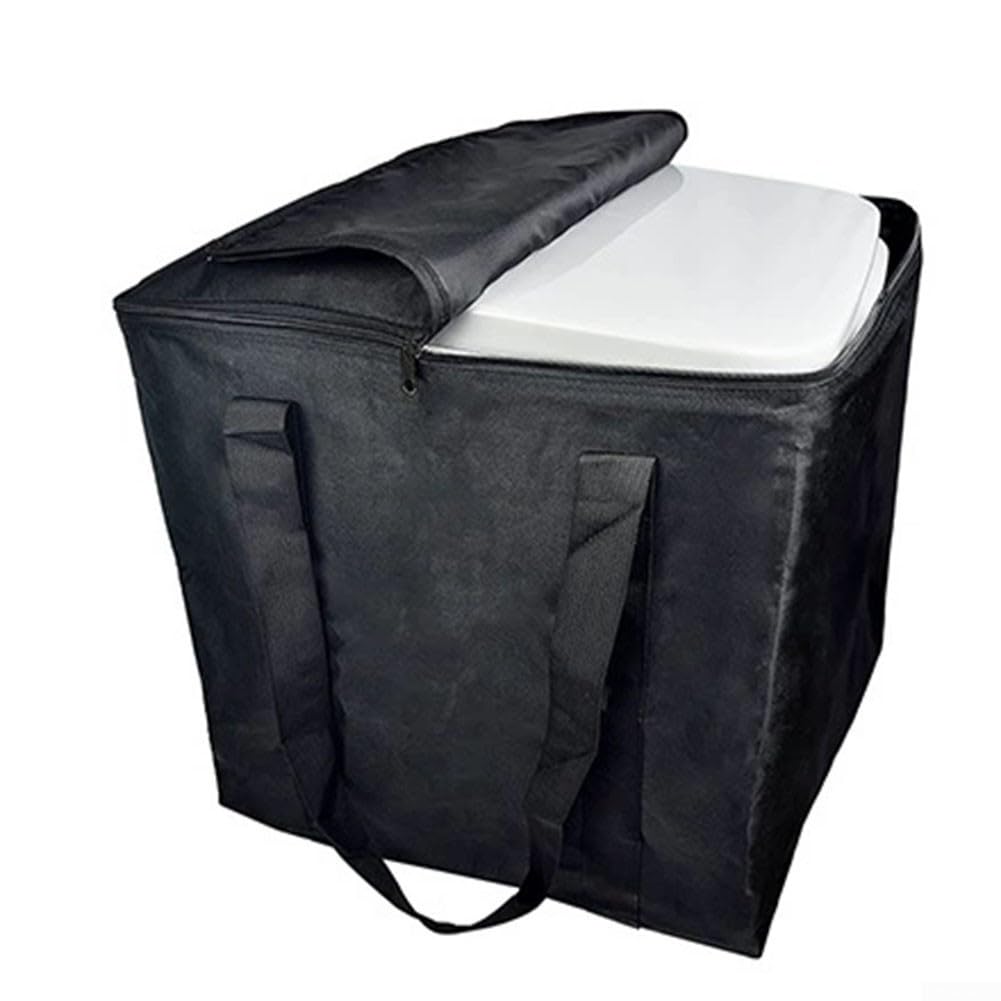Bolsa de transporte para inodoros portátiles, solución perfecta para almacenar inodoros, ropa, edredones y más durante los viajes (negro)