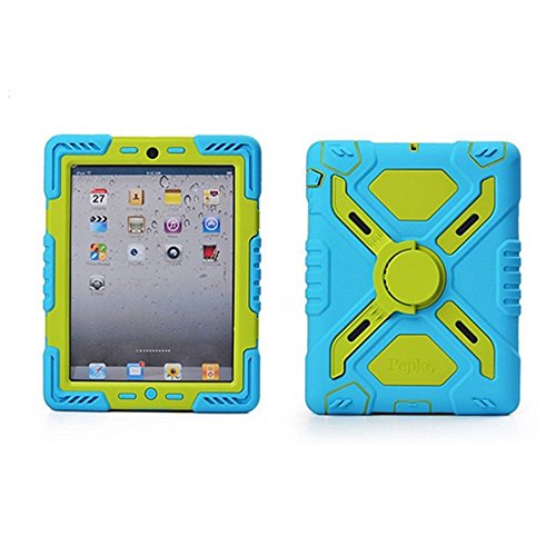 Carcasa protectora para iPad 2/3/4 de Y&M resistente a los golpes y el polvo, dura, con atril