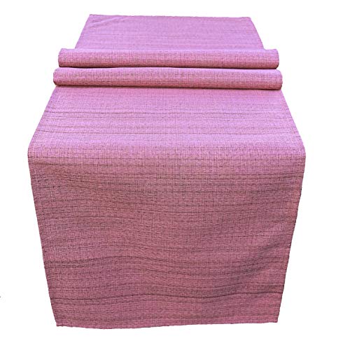 heimtexland ® Nappe d'extérieur chinée, décoration de jardin, 40 x 140 cm, lilas Typ645