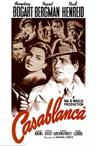Casablanca Poster 24 x 36 inches