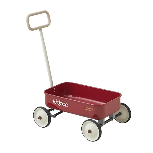 Miniatura 9 de PULA-Wild 2 en 1 Carro de tracción para niños y andador para niños pequeños con manillar ajustable para 2.5-8, regalos de cumpleaños. Peso máximo 33