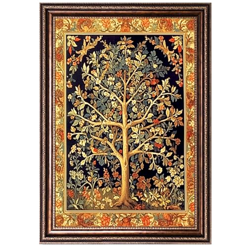 Zhenqing William Morris Tree of Life Cross Stitch Kit