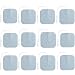 TENS Unit Pads 12 Pack Wired Self-Adhesive Electrodes Premium Replacement Pads for TENS Units - 2x2 Inches (2x2-12 Pack)