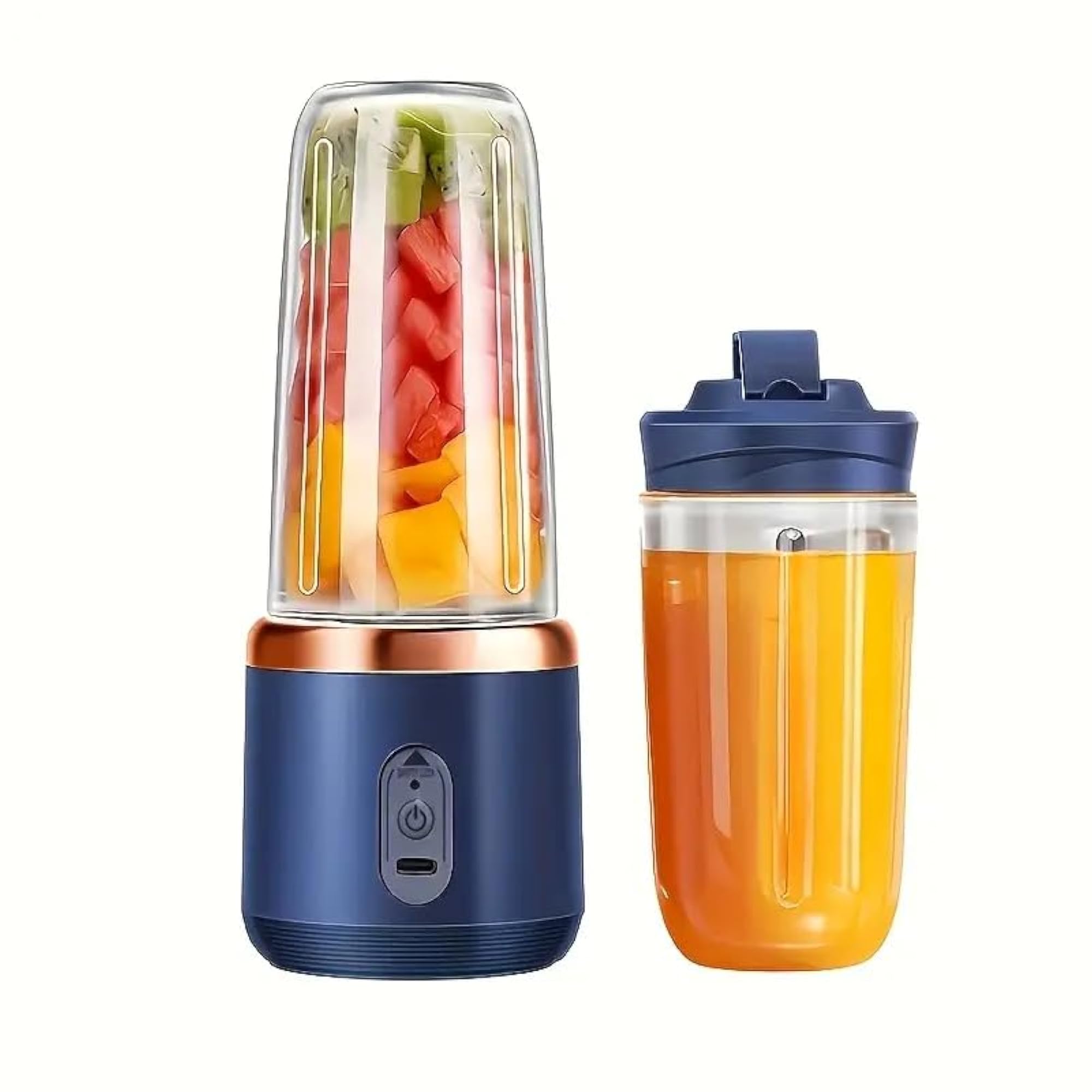 Portable Blender & Juicer Mixer Set with Dual Cups
