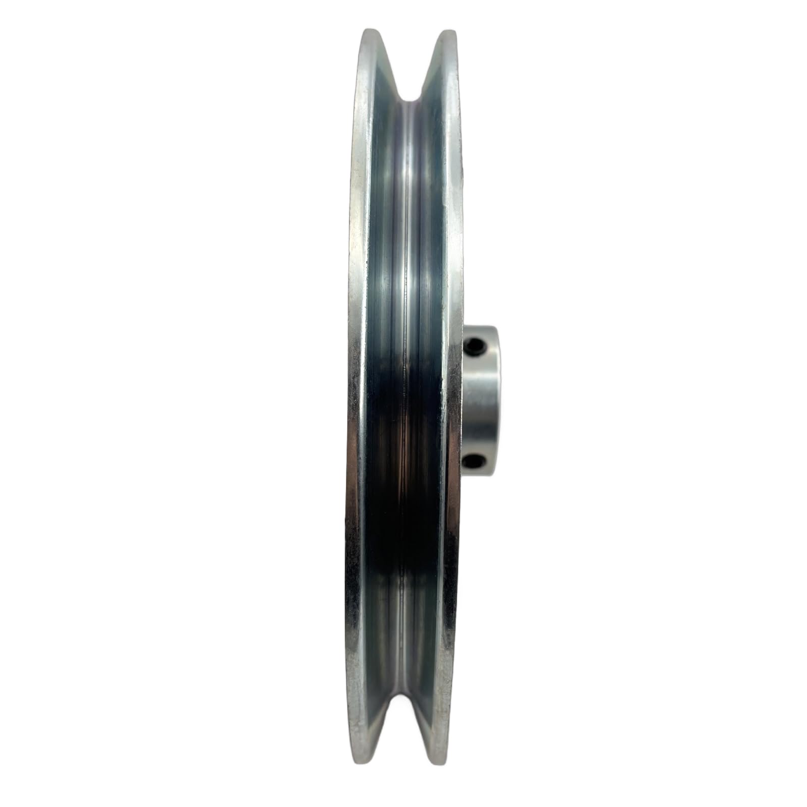 AB800-1 Single Groove Web Sheaves,8" OD 1 inch bore v Belt Pulley,Motor Pulley Carbon Steel for A B 5L 4L V-Belts — Amazon image 3