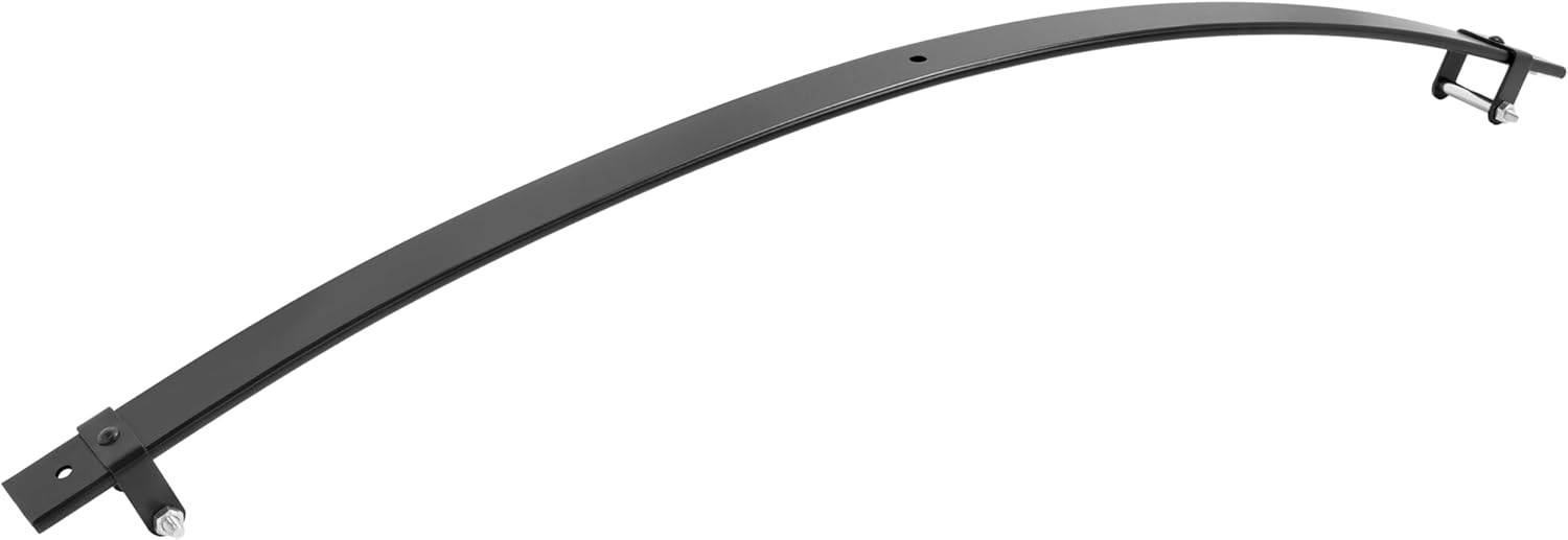 Rear Clip Leaf Compatible with 1999-2017 Chevy Chevrolet Silverado GMC Sierra 1500 Leaf Middle Spring Steel Powder Coated Black