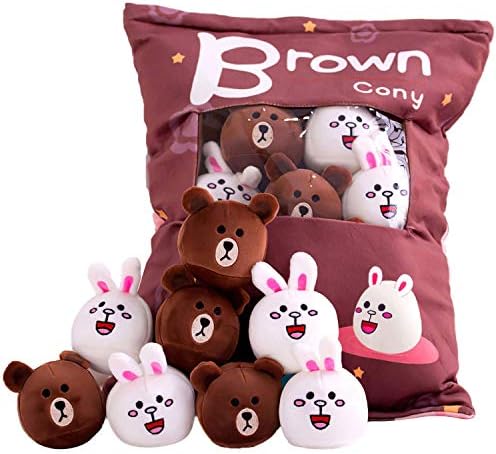 Cute Snack Pillow Stuffed Animal Toys Pudding Decorative Removable Kitty Cat Dolls Creative Toy Gifts for Teens Girls Kids