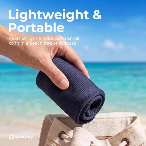 Image of SEEKWAY Water Shoes Quick-Dry Aqua Socks Barefoot Slip-on for Beach Pool Swim River Yoga Lake Surf Women Men Black SK001
