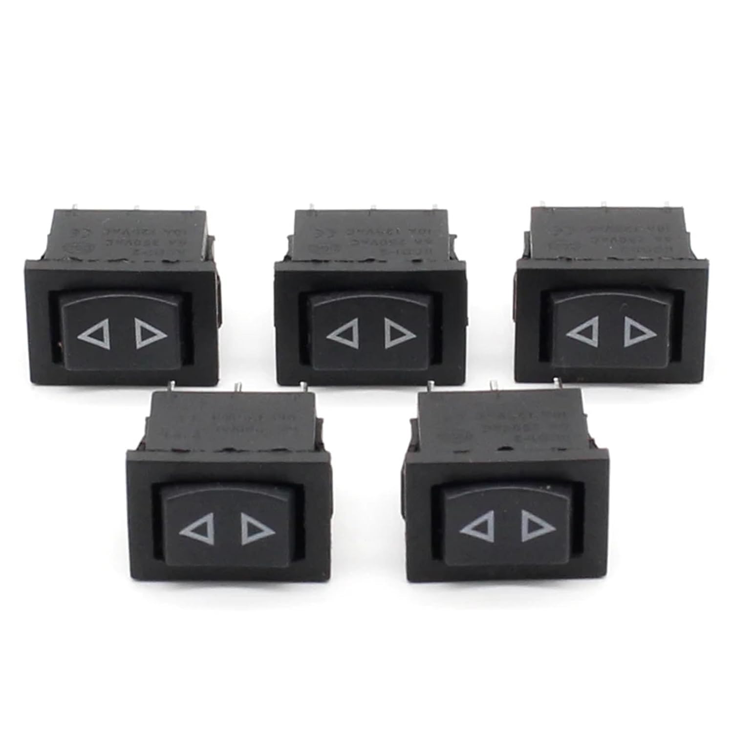 5pcs Rocker Switch Momentary (ON)-Off-(ON) 3pins