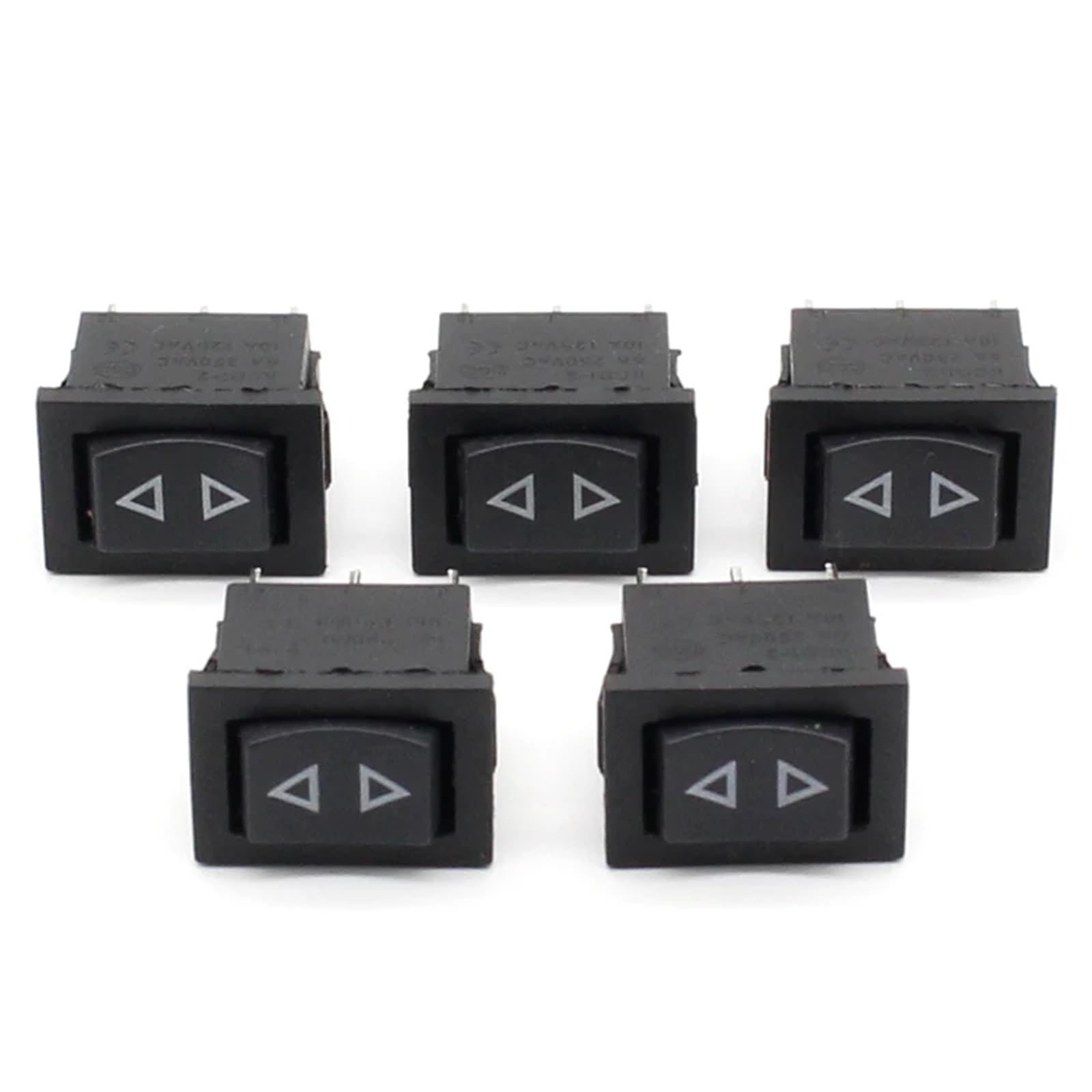 5 Stück Wippschalter Momentan (EIN)-AUS-(EIN) 3 Pins