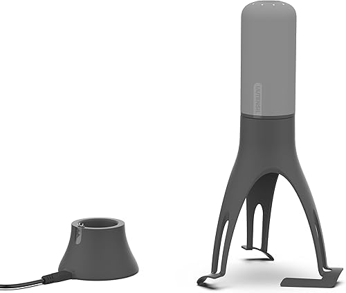 Uutensil Stirr Plus - El agitador automático único con temporizador - Soporte USB recargable - Gris