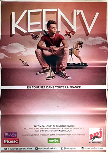 Keen'V - Saltimbanque Tournée 2014 - 70X100 Cm Affiche / Poster