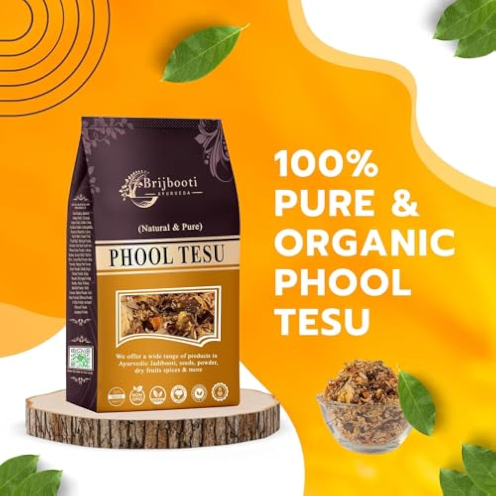 Brijbooti Phool Tesu 400 Gr for Natural Remedies