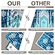 Luminora 2,1 x 1,5 m Eis- und Schneeschloss-Hintergrund, Winter-Schneeflocken, Geburtstagsparty-Hintergrund, Prinzessinnen-Babyparty-Dekoration, Banner (kein Glitzer, keine Pailletten), Foto-Requisite