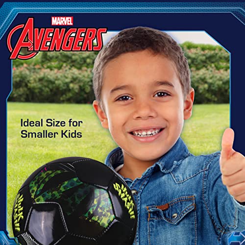Capelli Sport Marvel Hulk Smash Kids Soccer Ball Size 3, Officially Licensed Futbol For Boys And Girls Soccer Players, Black #TOP4