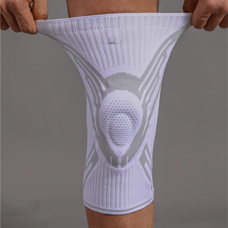Sports Knee Pads Knitted Anti Slip Men's and Women's Shock-absorbing Outdoor Protective Gear