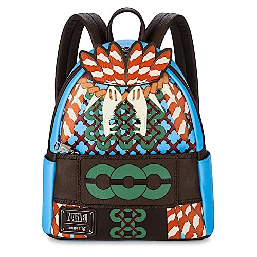 Mini sac à dos Loungefly Black Panther Wakanda Forever en similicuir noir