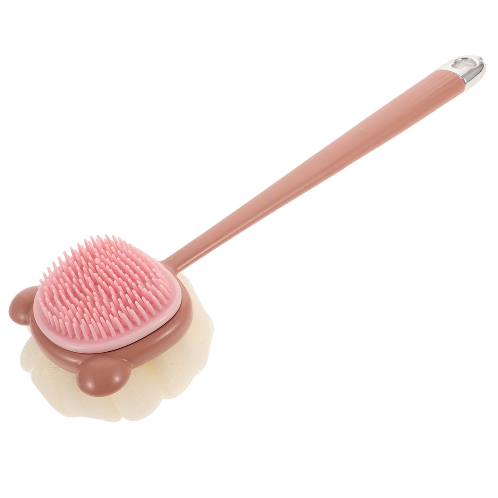 Angoily 3piezas Cepillo De Ducha De Mango Doble Cara Para Exfoliación y Limpieza De Cuerpo Cepillo De Para Masaje y Circulación Para Familiar