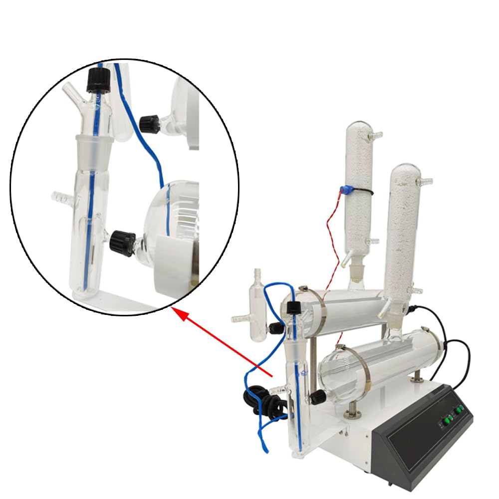 Quartz Automatic Pure Water Distiller Double Distillation Lab Use Double Pure Water Distiller Evaporation Instrument Apply to Prepare Secondary Distilled Water in Laboratory