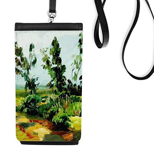Cadeau porte-monnaie suspendu original pour femme motif peinture à l'huile