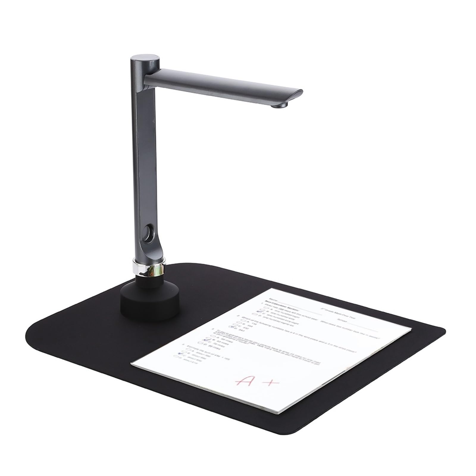 Document Scanner, F60A USB Document Camera Scanner, 5 Mega-Pixel HD Camera A4 Capture Size with LED Light Teaching Software for Teacher Education