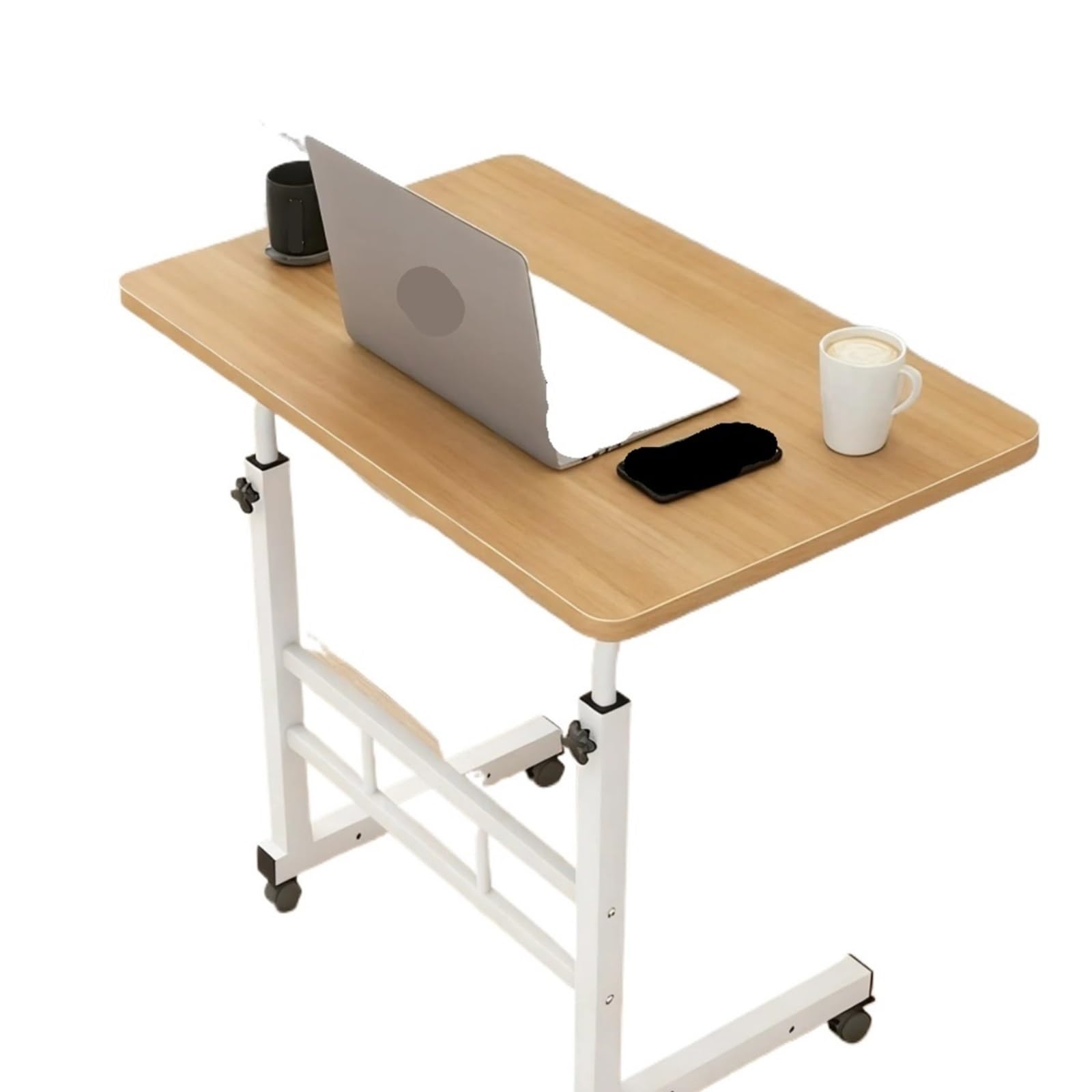 Tray table Adjustable TV Comfortable Laptop Tables Dinners For Eating Dinner Trays On Bed Sofa For Reading 60x40cm for Eating(Beige)