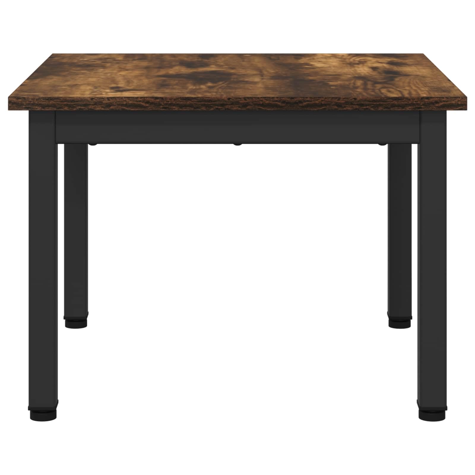 Hothingwell Couchtisch, Holz, 50 x 50 x 36 cm | Minimalistisches Design, robuste Metallbeine, glatte Oberfläche, einfache Pflege mit feuchtem Tuch