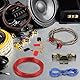 Verstärker Kabelsatz, Anschluss-Set Auto Verstärker Kabel Set, Subwoofer Kabel Set Endstufe Kabel, Car Audio Wire, 800W (8-Gauge Leitung, 5 Meter)